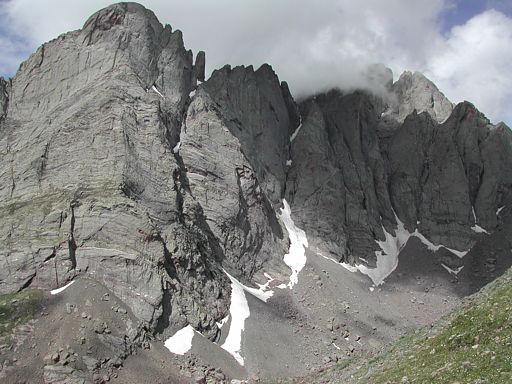 Crestone Needle and Crestone Peak, and the awesome 4th class ridge that connects them