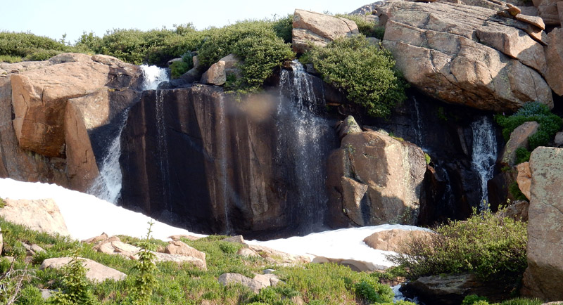 Trio Falls, above Lion Lake #1, Wild Basin, RMNP, Colorado