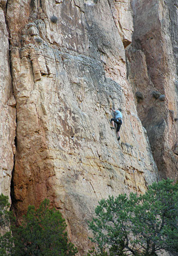 Bob D'Antonio putting in a new route on contest wall, November 7th, 2009