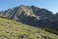 Morning shot of Ypsilon Mountain, from above timberline on the East Slope of Mount Chiquita