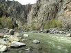 View at the bottom of the Black Canyon, looking down stream
