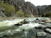 View at the bottom of the Black Canyon, looking up stream
