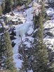 Castle Rock Lower Falls Ice, Boulder Canyon, taken from the road