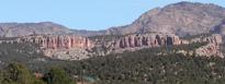 From Left to right, there's Cactus Cliff, Spiney Ridge, and the New Gym