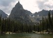 Lone Eagle Peak (11,940 feet), from across Mirror Lake