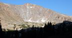 Fairchild Mountain east face with the morning sun