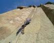 New route in progress at Devils Tower