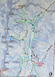 Trail map posted at the Colorado River Trailhead
