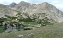 Unnamed ponds and mountains just SW of Lake Husted