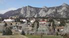 Stanley Hotel, Estes Park, Colorado, with Lumpy Ridge in the background