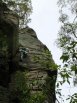 Topping out on R.S., Big Banana Buttress at the Monkeyface Cliffs