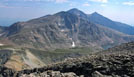 View of Chiefs Head Peak from the summit of Mount Alice