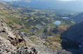 View from the Continental Divide on the Mount Ida Trail, NW of Mount Ida
