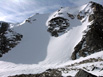North Flattop Mtn. couloirs winter snow conditions, March 18th, 2012, Odessa Gorge