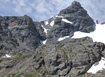 Navajo Peak and Airplane Gully with crash site circled