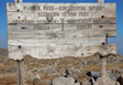 The Pawnee Pass sign on the Continental Divide