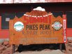 Pikes Peak summit sign
