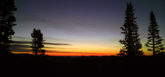 Sunrise photo on trail from Bear Lake to Odessa Gorge - Rocky Mountain National Park