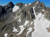 View of Navajo and Apache Peaks from Shoshoni Peak, Indian Peaks Wilderness Area