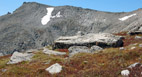 View of Shoshoni Peak from the trail below Pawnee Pass, Indian Peaks Wilderness Area