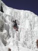 Ben leading on Silverplume Falls, up the I70 Corridor in Colorado