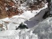 Topping out on Silverplume Falls, up the I70 Corridor in Colorado