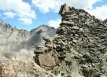 Spearhead summit scramble from end of N. Ridge Route - Mt Pagoda & Keyboard of the Winds, background