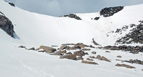 The roughly 300 foot Tyndall Glacier Wall at the back of Tyndall Gorge