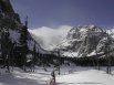 View looking SW toward Sky Pond, from The Loch
                           Rocky Mountain National Park, Colorado