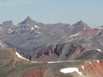 View of Wetterhorn and Matterhorn Peaks from the top of Red Cloud Peak