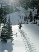 Heading up to Deep Freeze, Thatchtop, from The Loch
                           Rocky Mountain National Park, Colorado