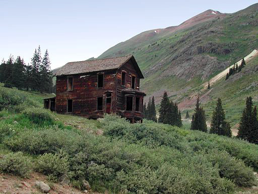 Animas Forks mining town home