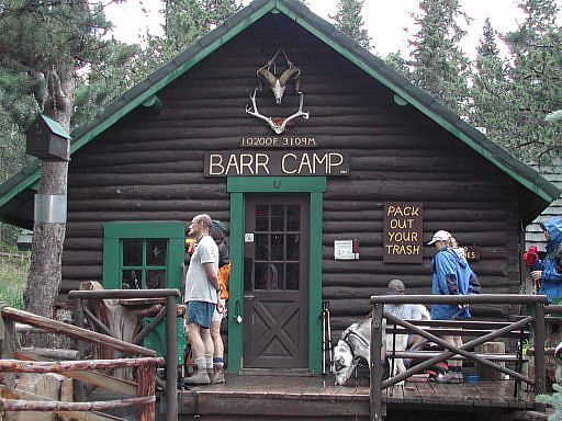 The Barr Camp main cabin, mid-way up Pikes Peak on the Barr Camp Trail